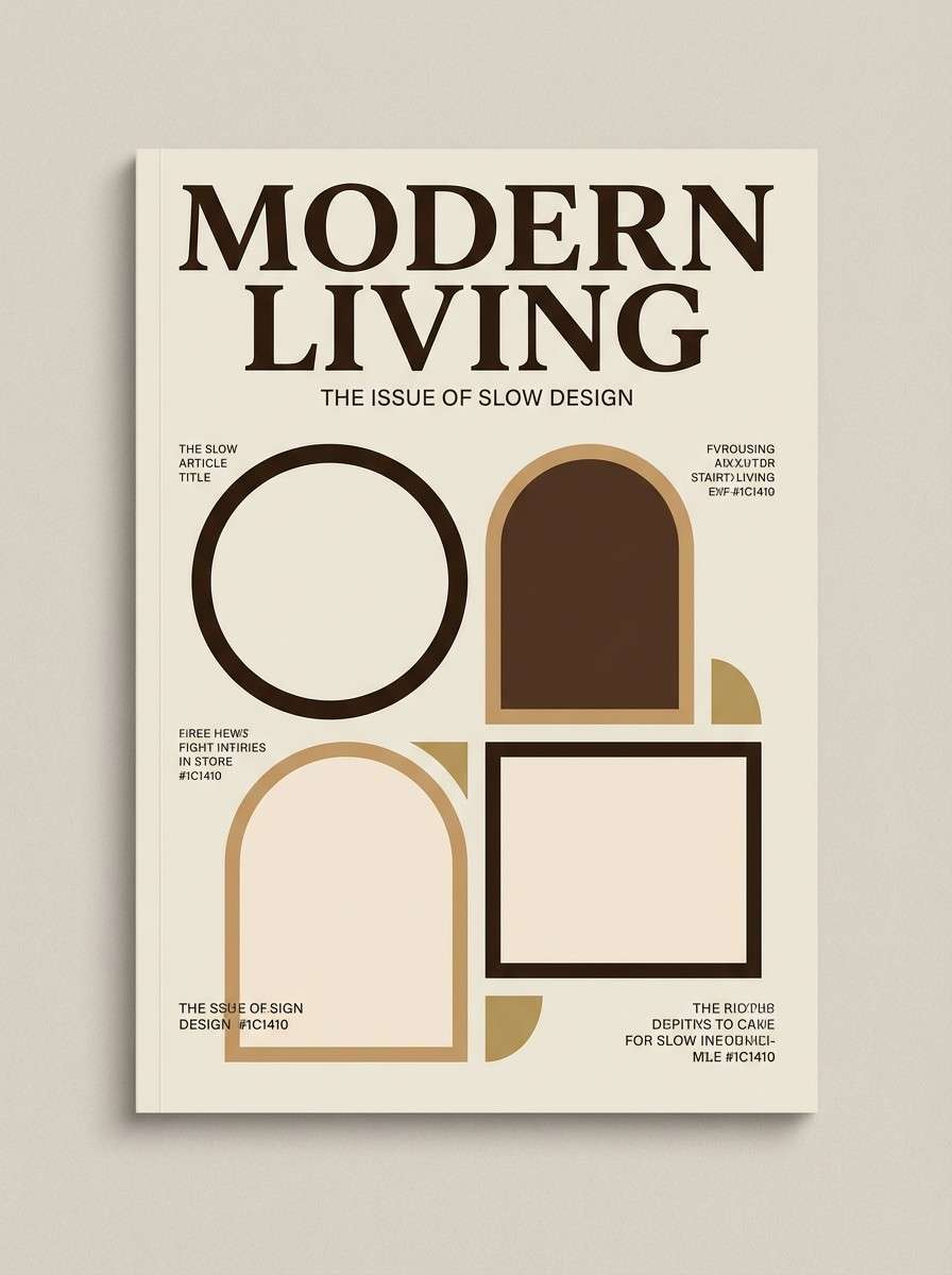 magazine cover layout