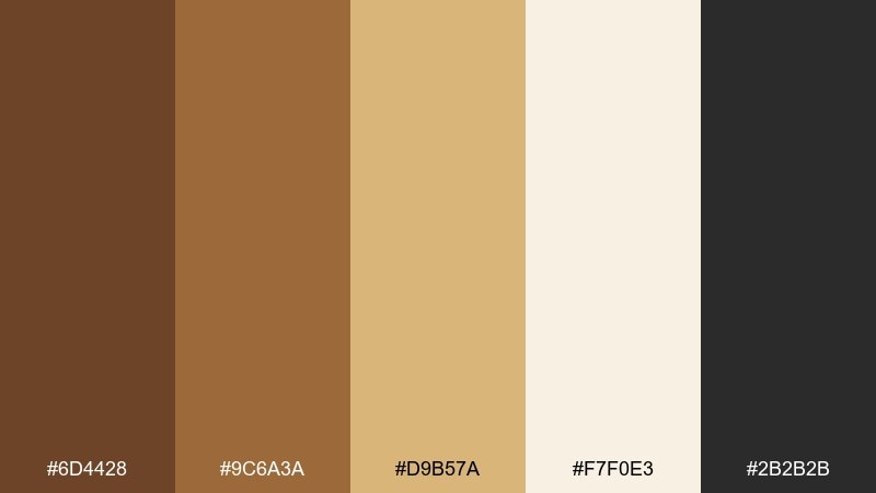 golden brown minimal ui golden brown color palette with hex codes