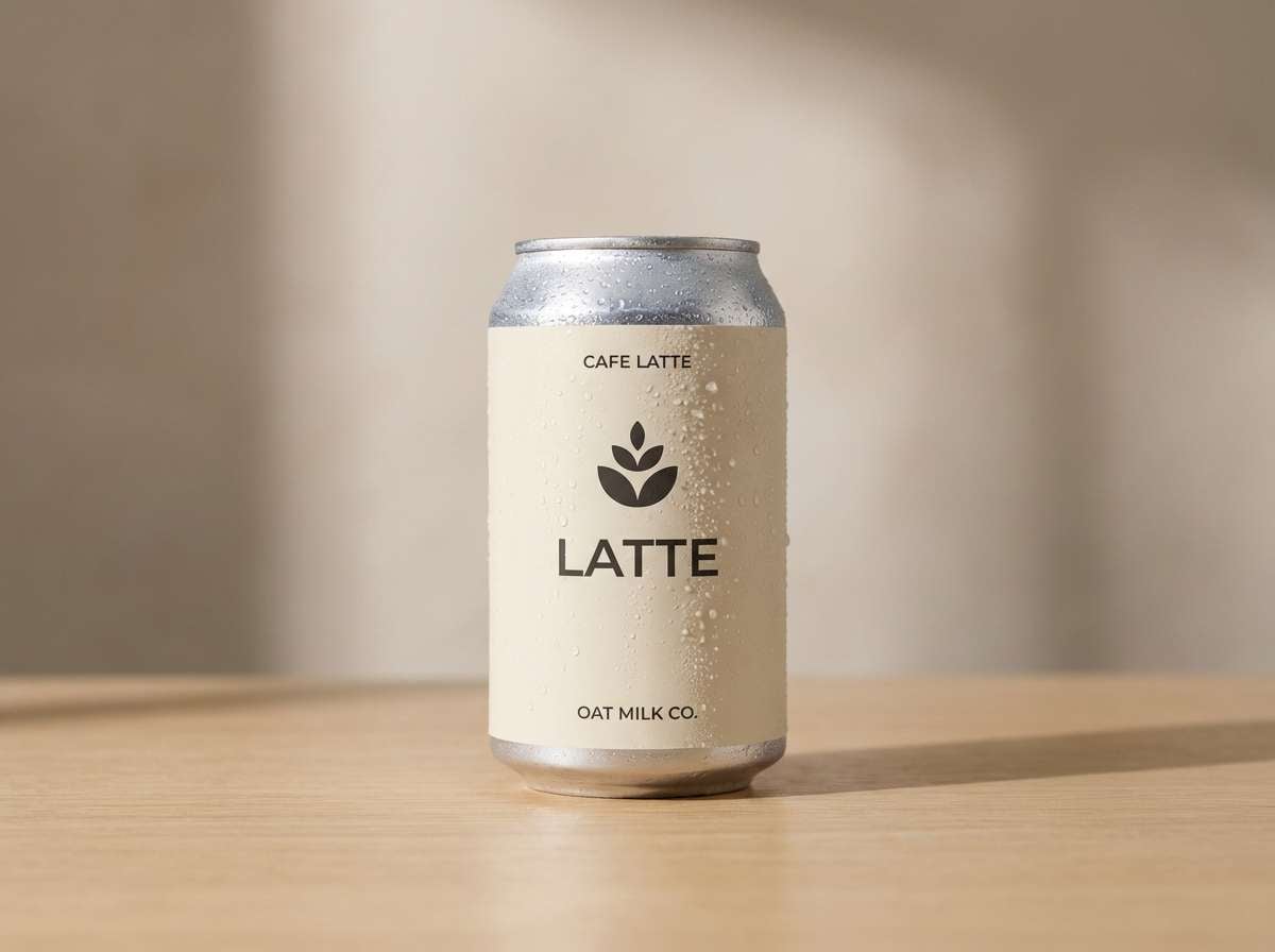 golden milk can label