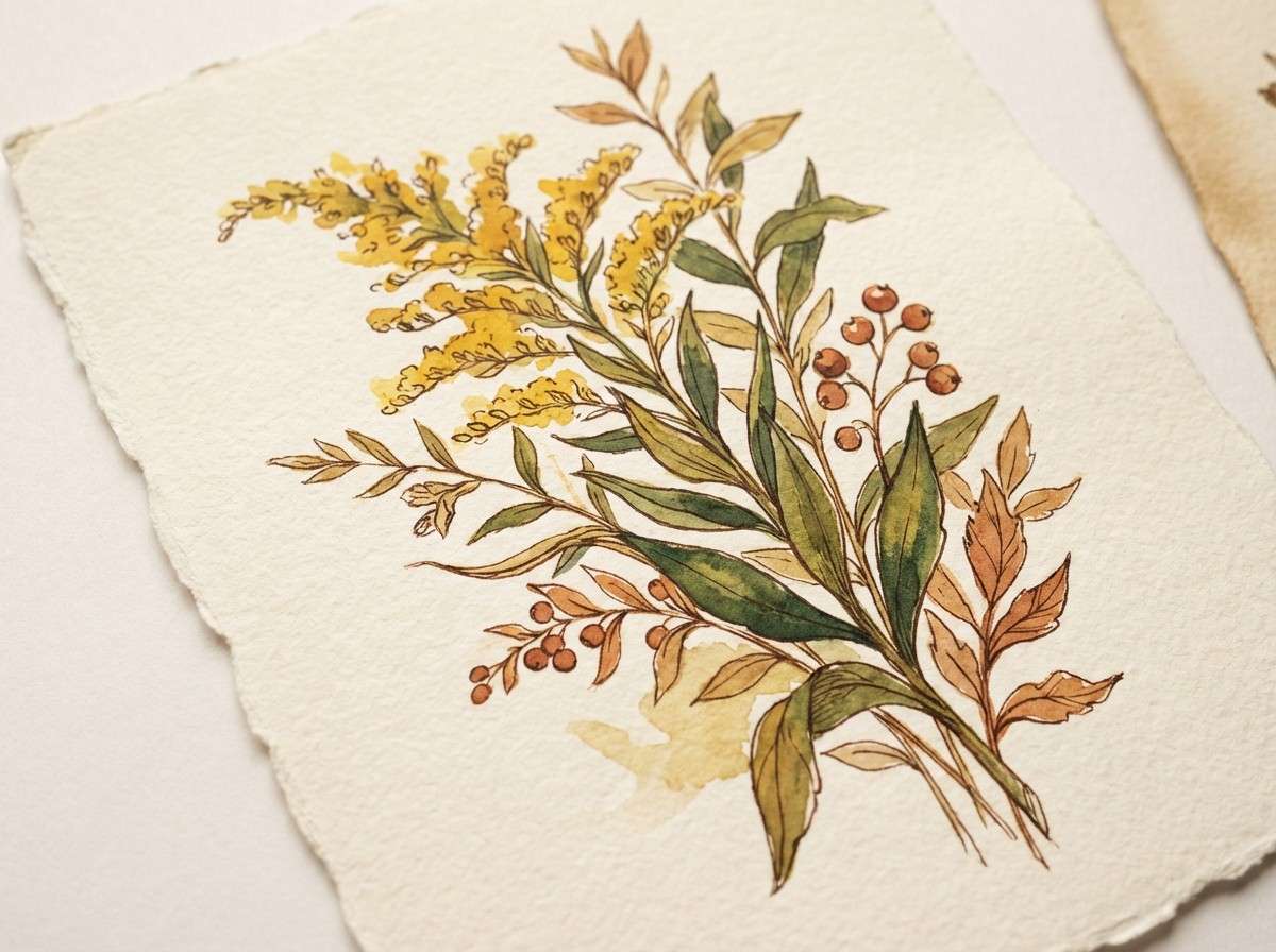 watercolor botanical illustration