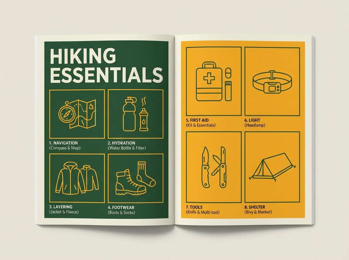 outdoor editorial page layout