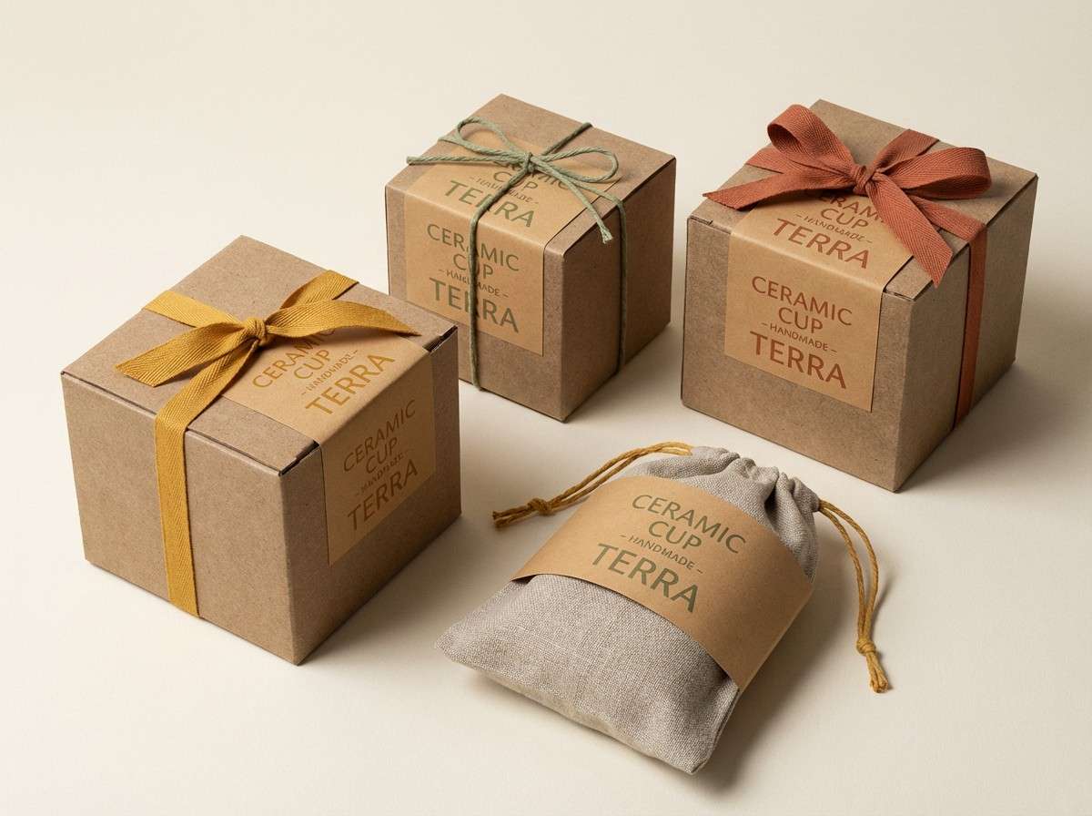 handmade ceramics packaging