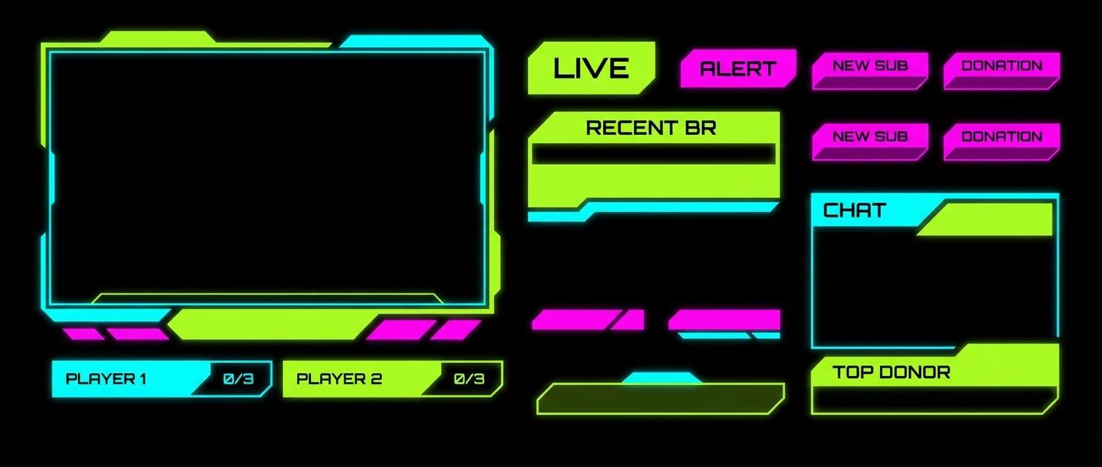 esports stream overlay ui