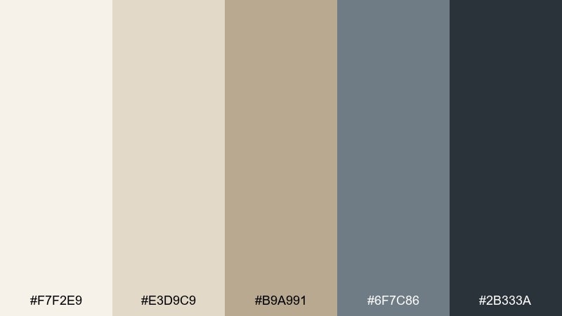 grain sack stripe farmhouse color palette with hex codes
