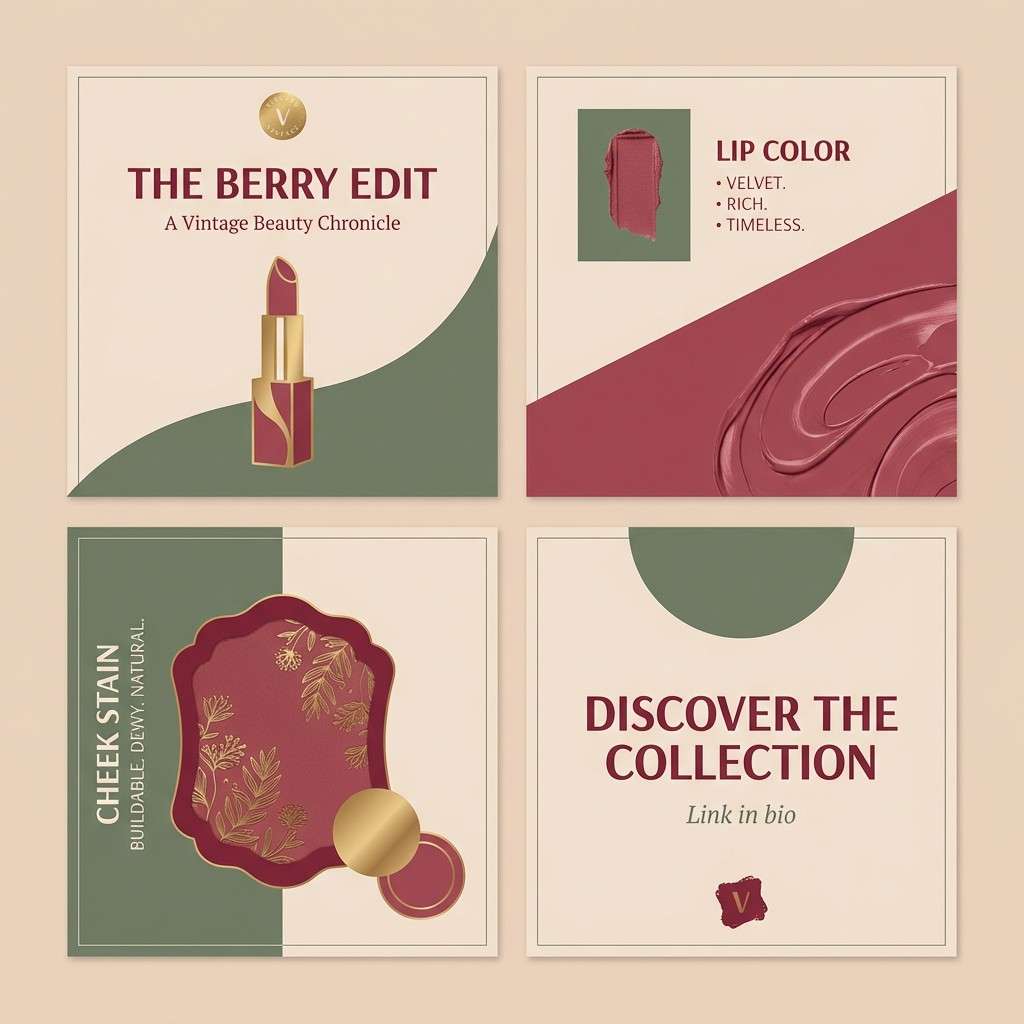 vintage makeup carousel