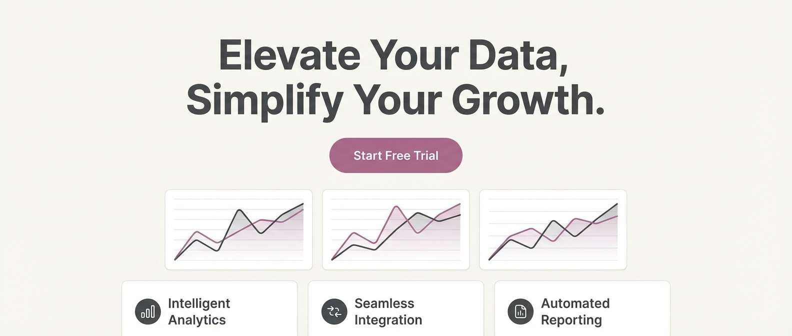 graphite rose saas hero