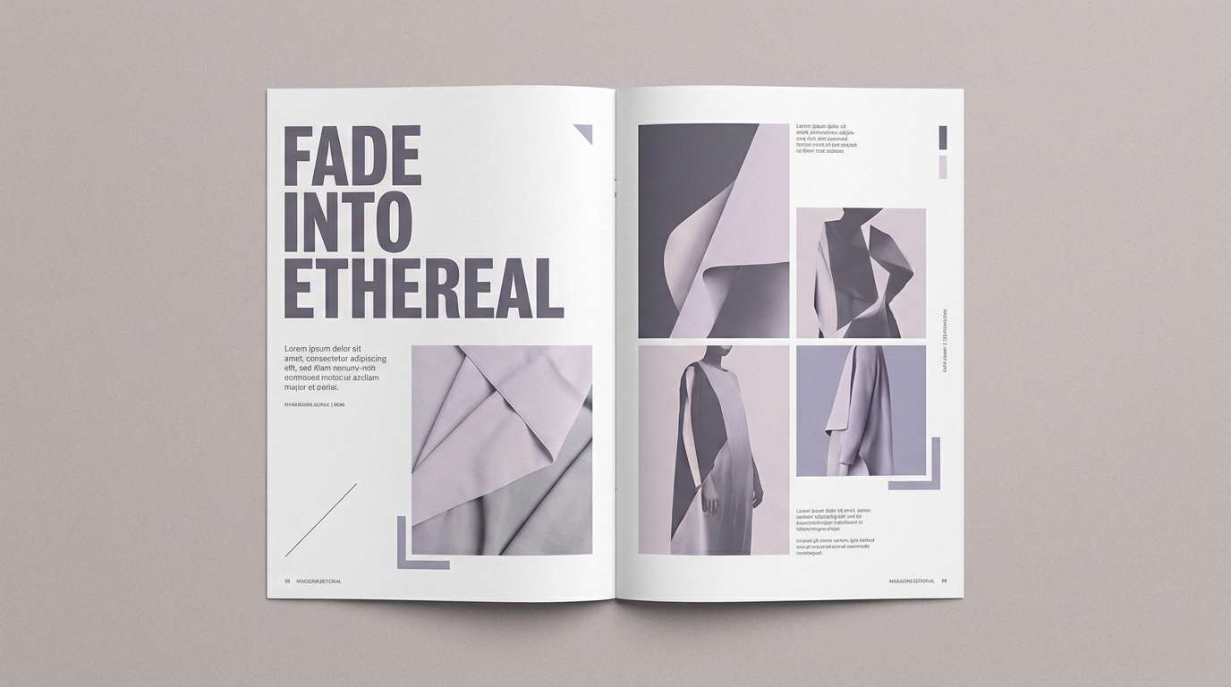 lilac editorial spread