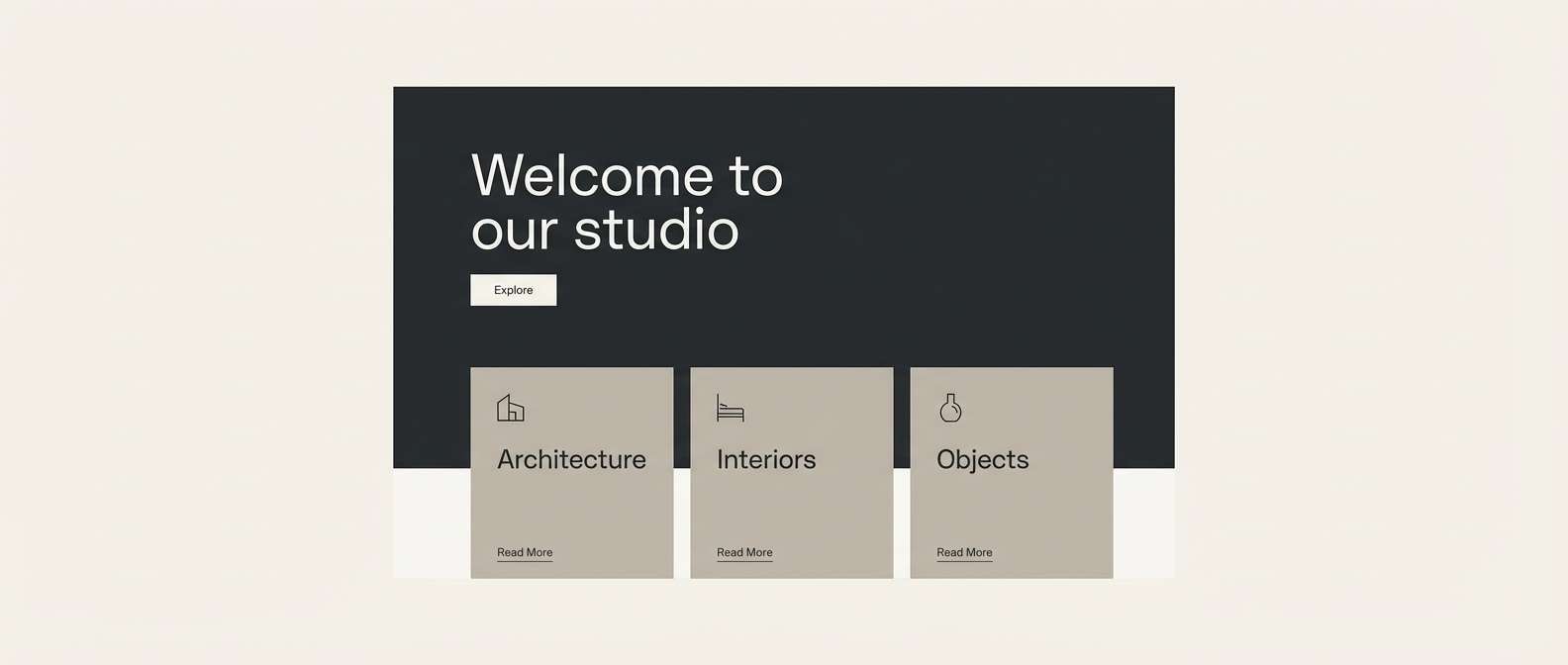 minimal bone website