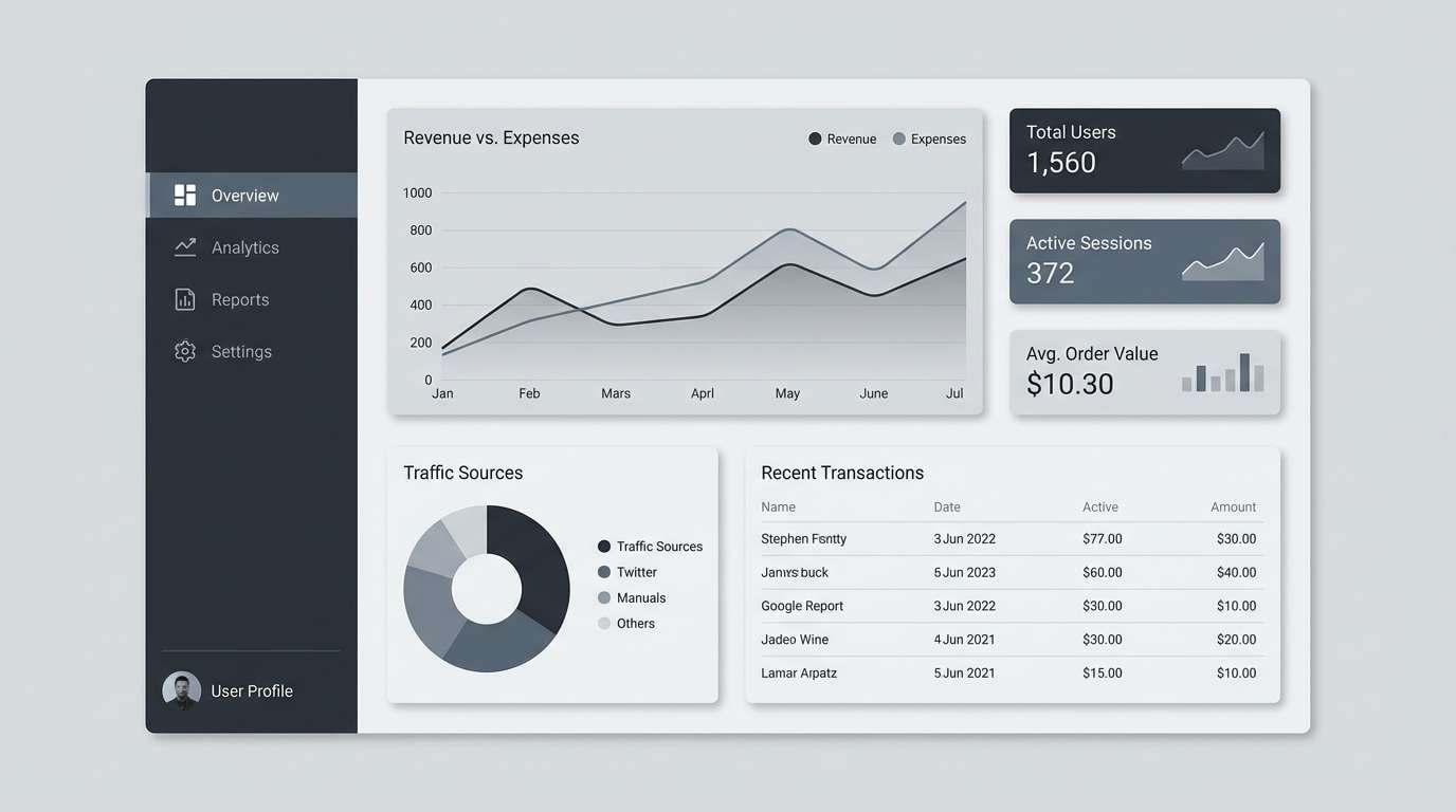 foggy analytics ui