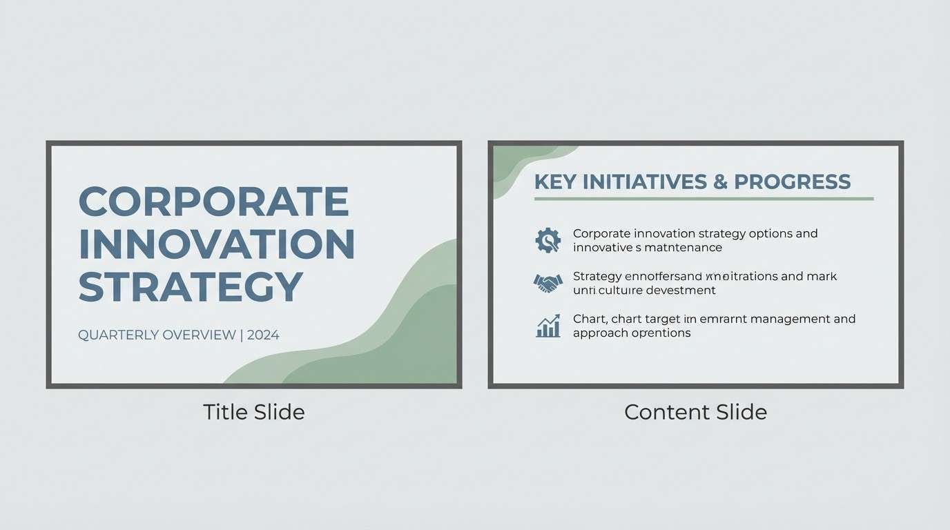 corporate slide deck theme