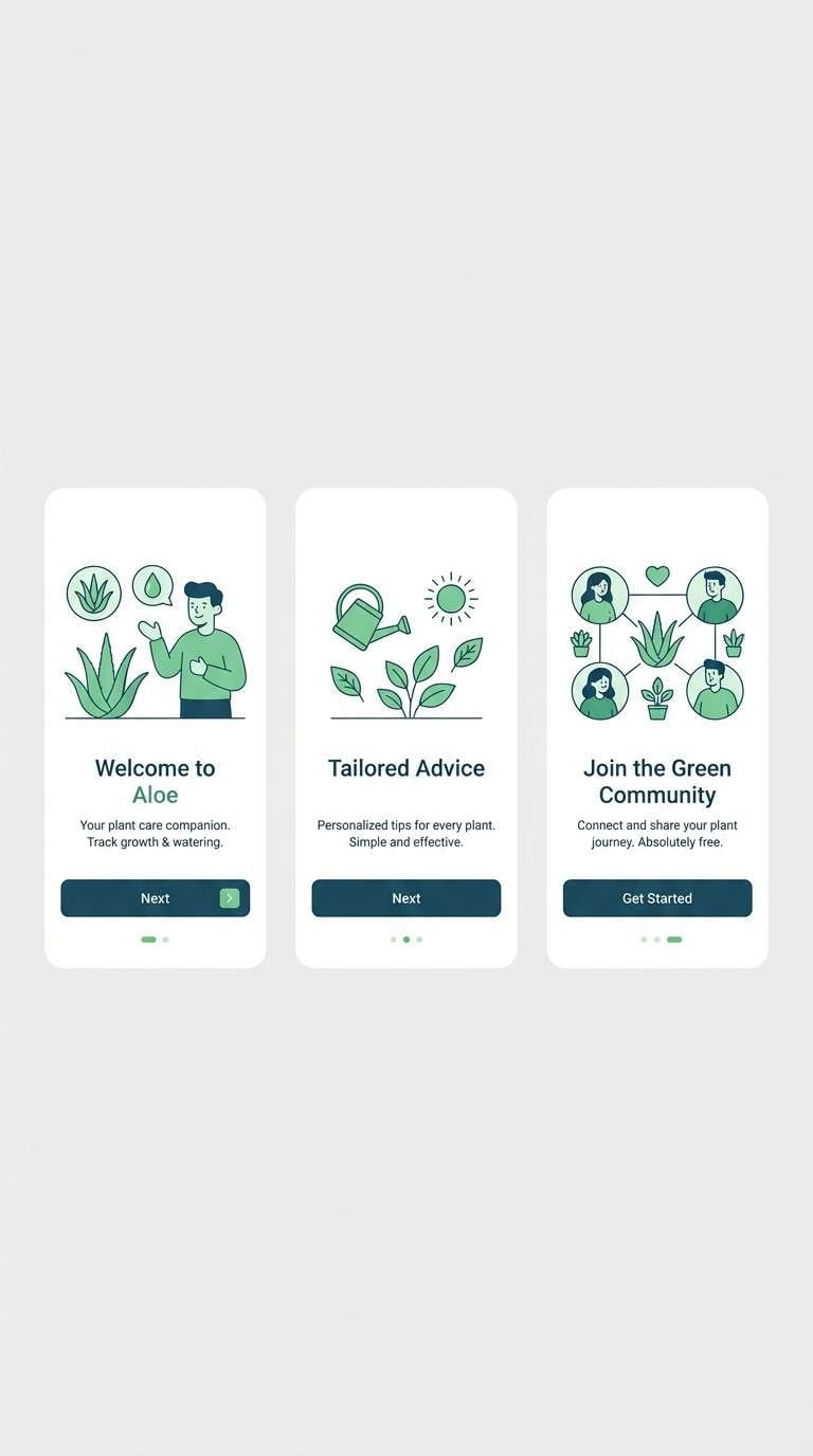 app onboarding screens ui
