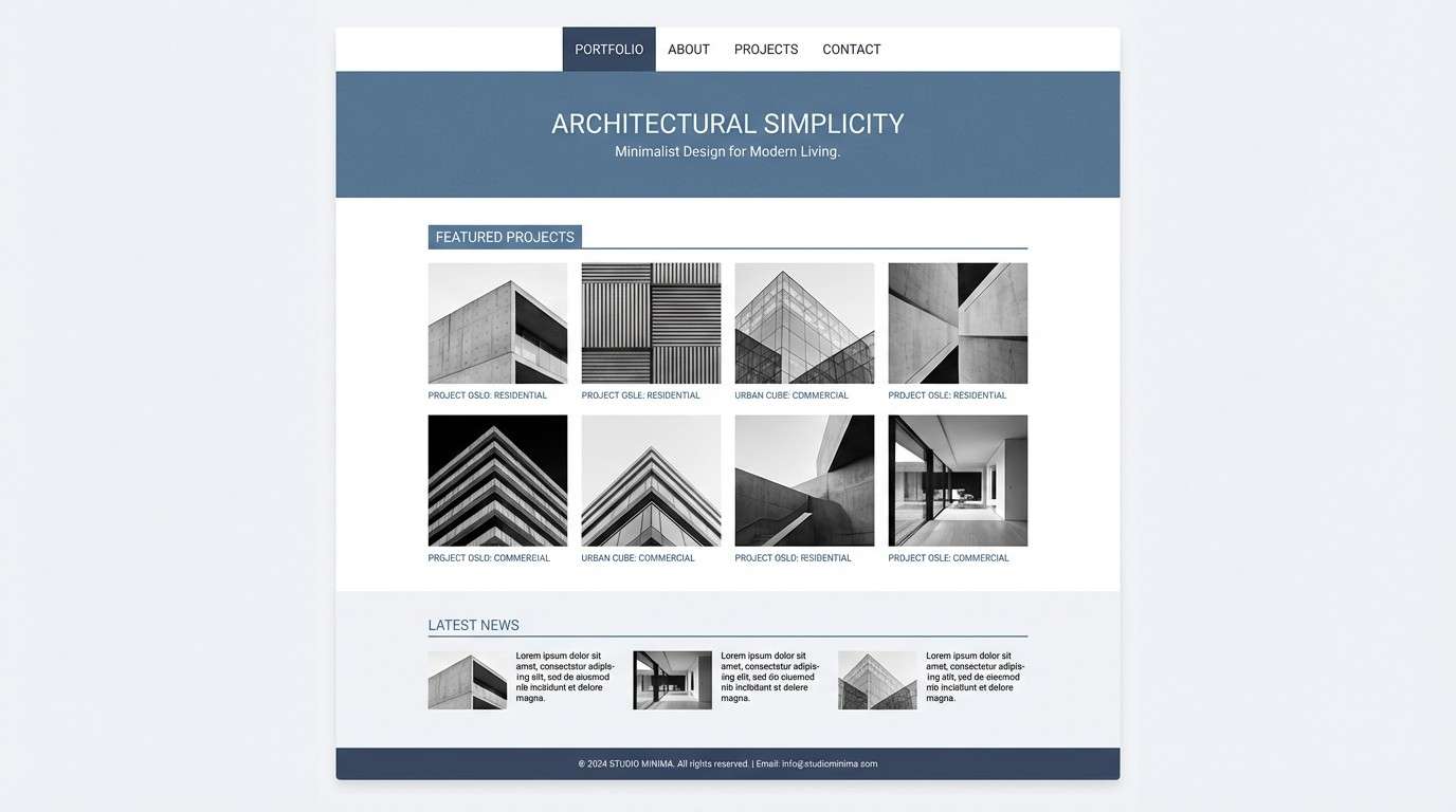 whitewash portfolio ui layout
