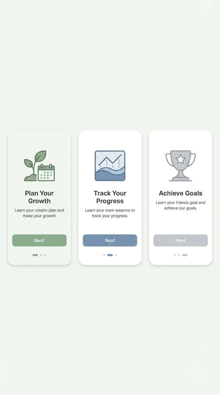 app onboarding screens