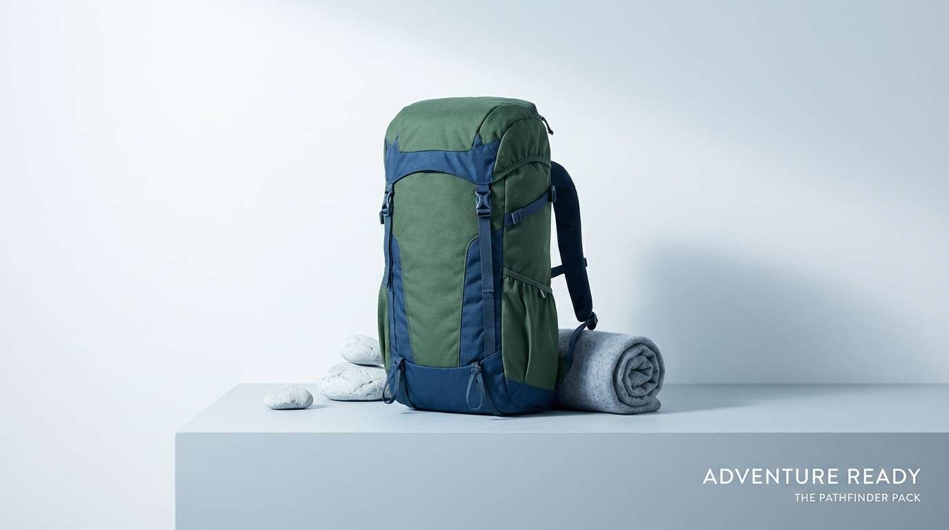 hiking gear ad