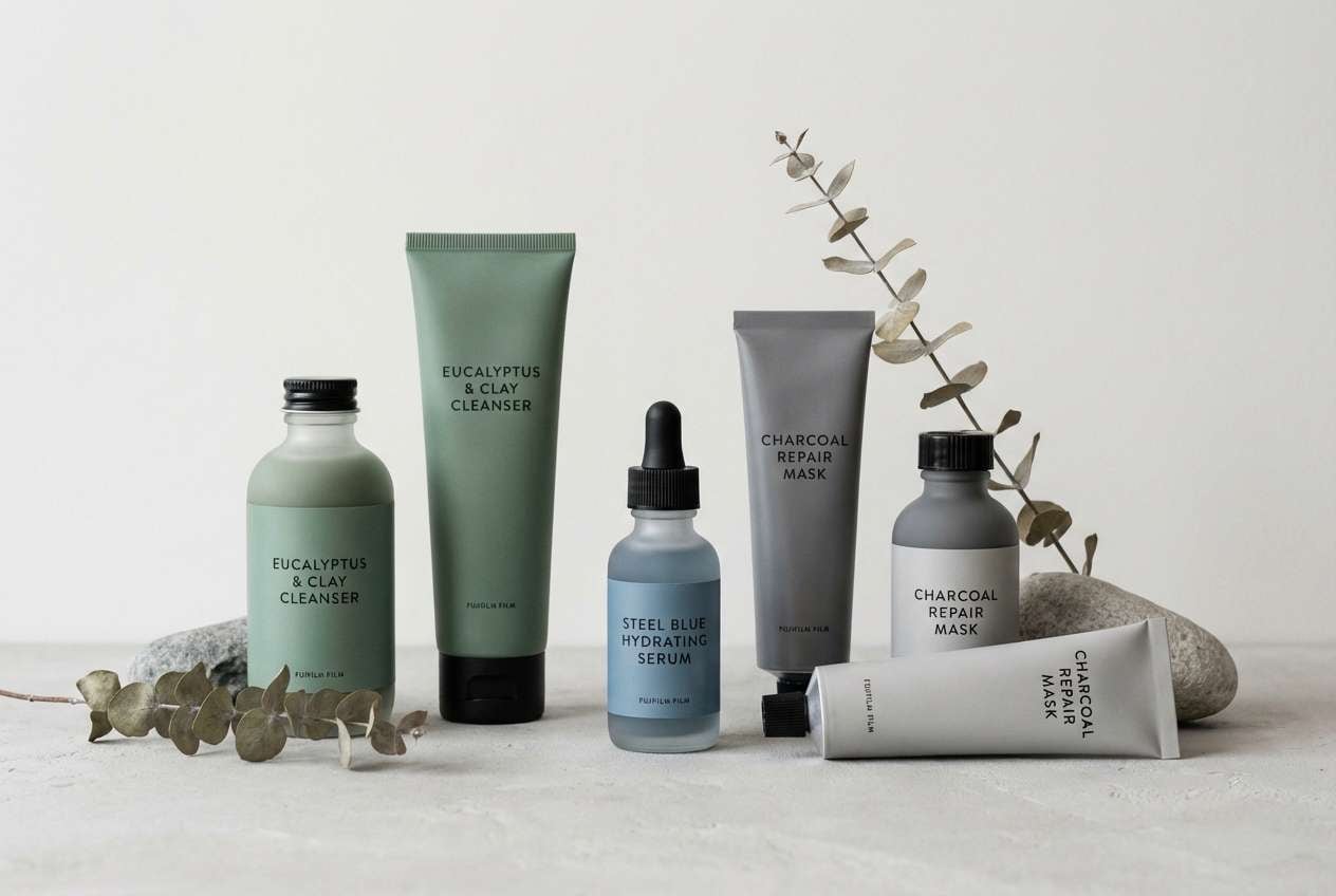 skincare packaging colors