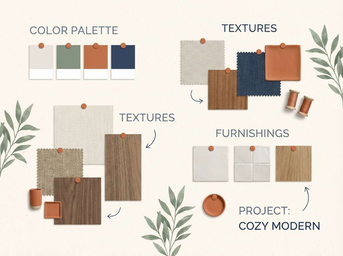 interior moodboard layout