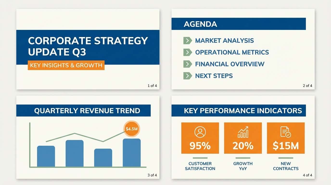 pitch deck slide template