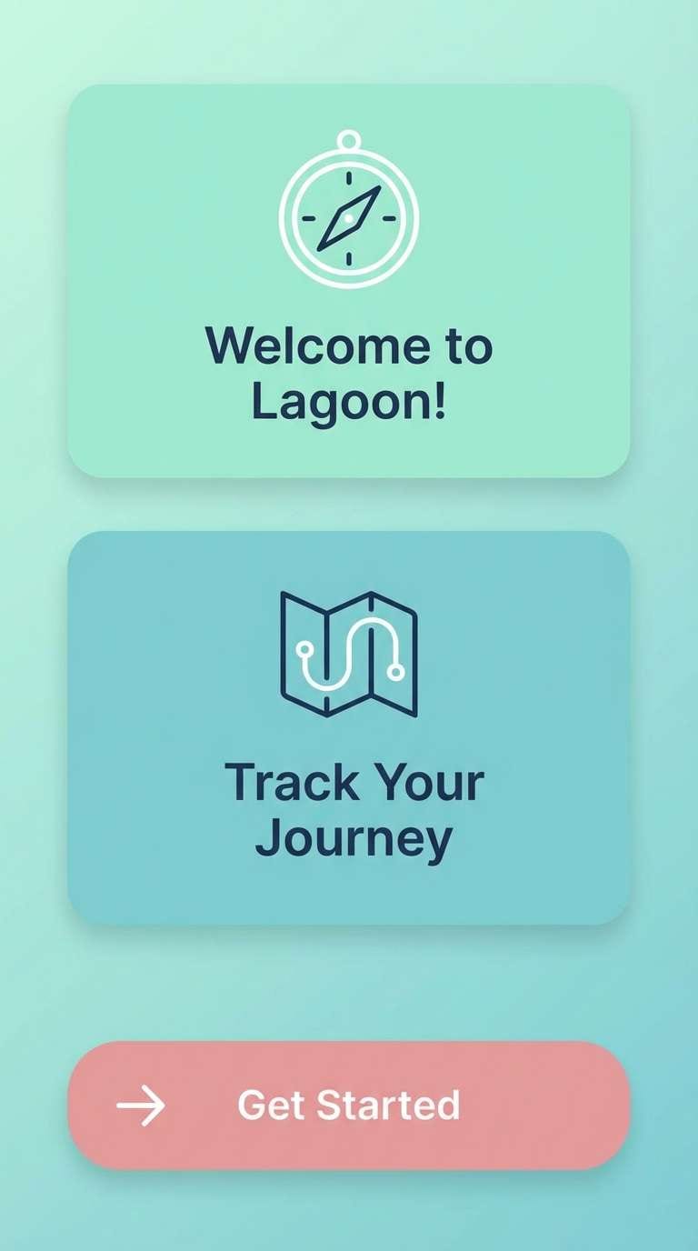mint lagoon onboarding ui