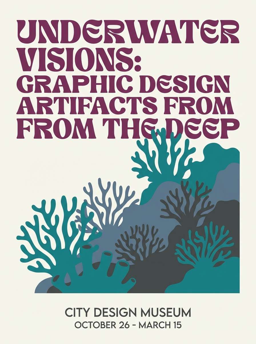 reef exhibit poster