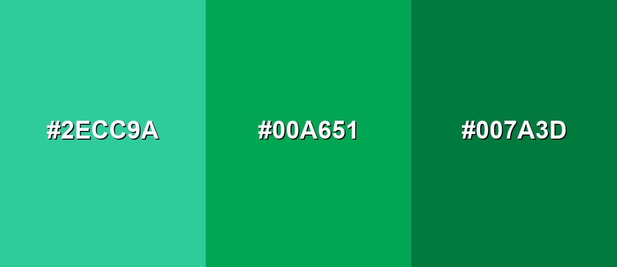 analogous color for green-color