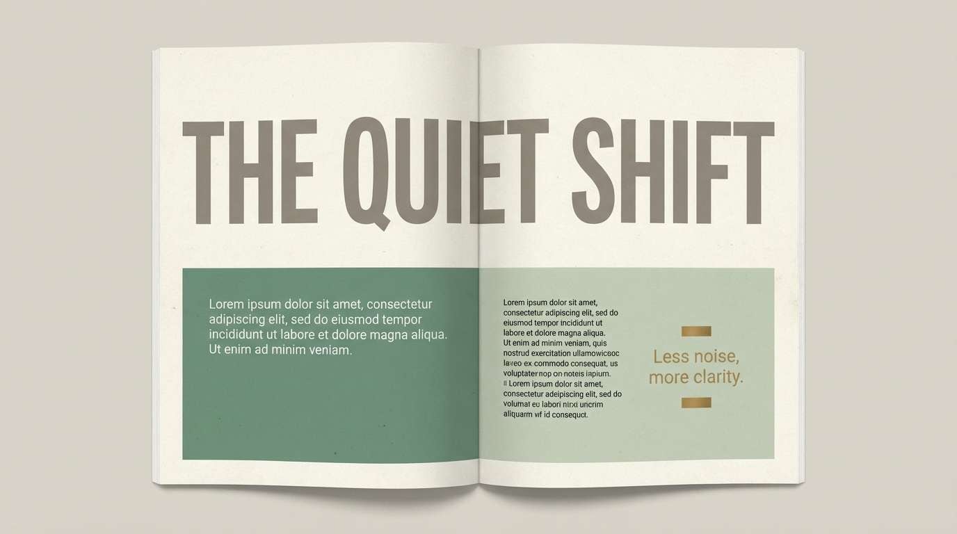 editorial spread layout