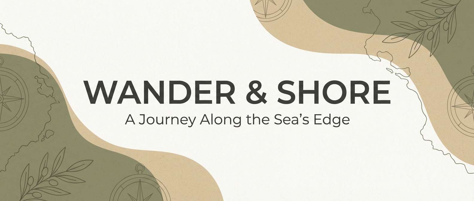 khaki travel blog header