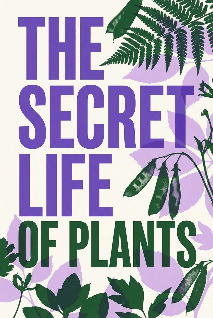 book cover in fern iris