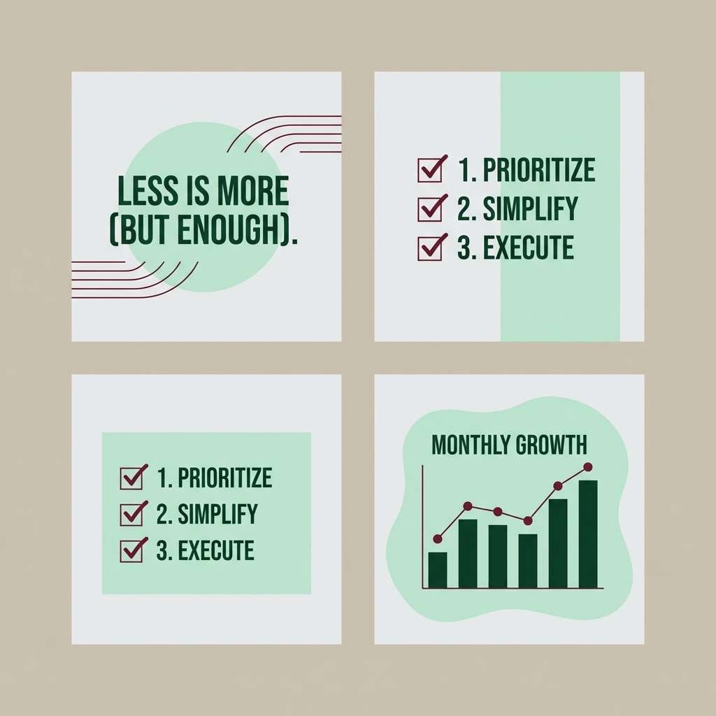 instagram templates in green maroon