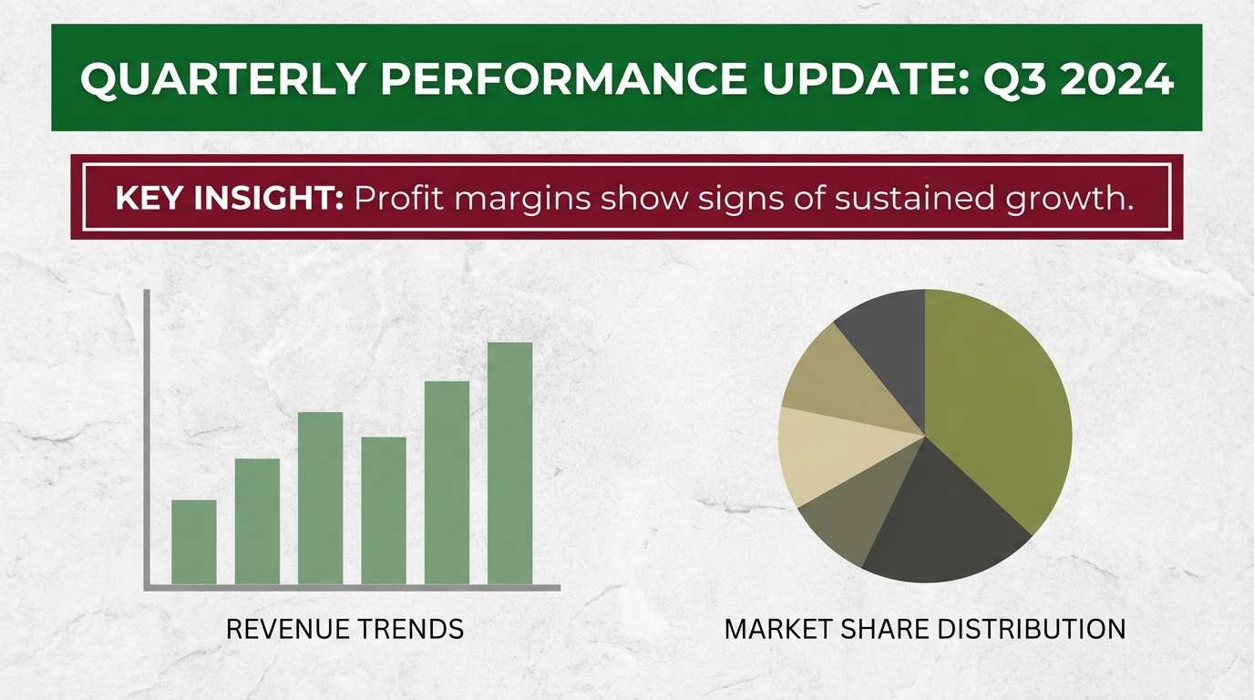 presentation slides in green maroon