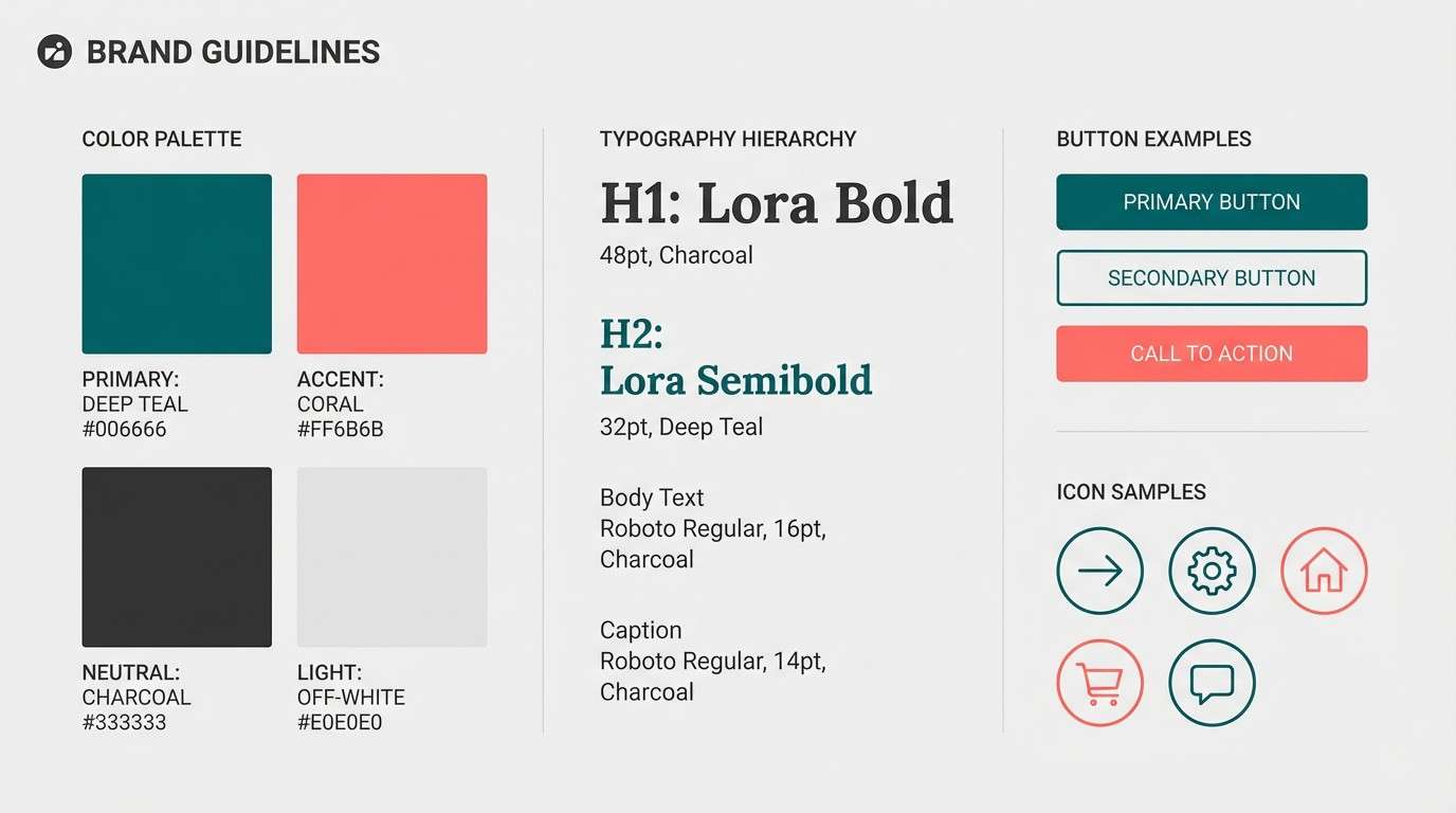 green peach brand guide