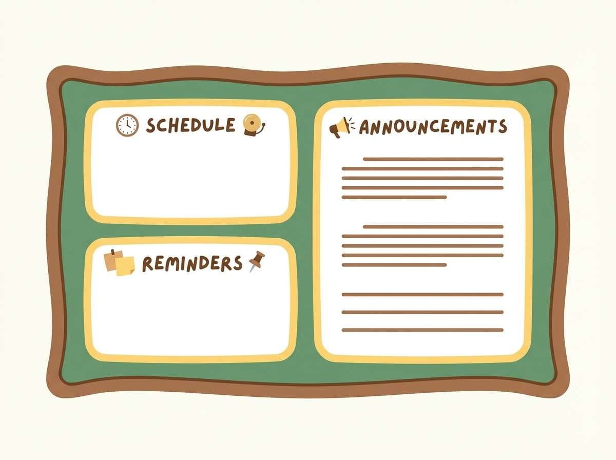 classroom bulletin template