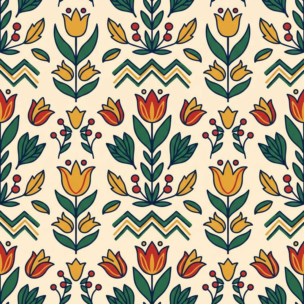 folk textile pattern
