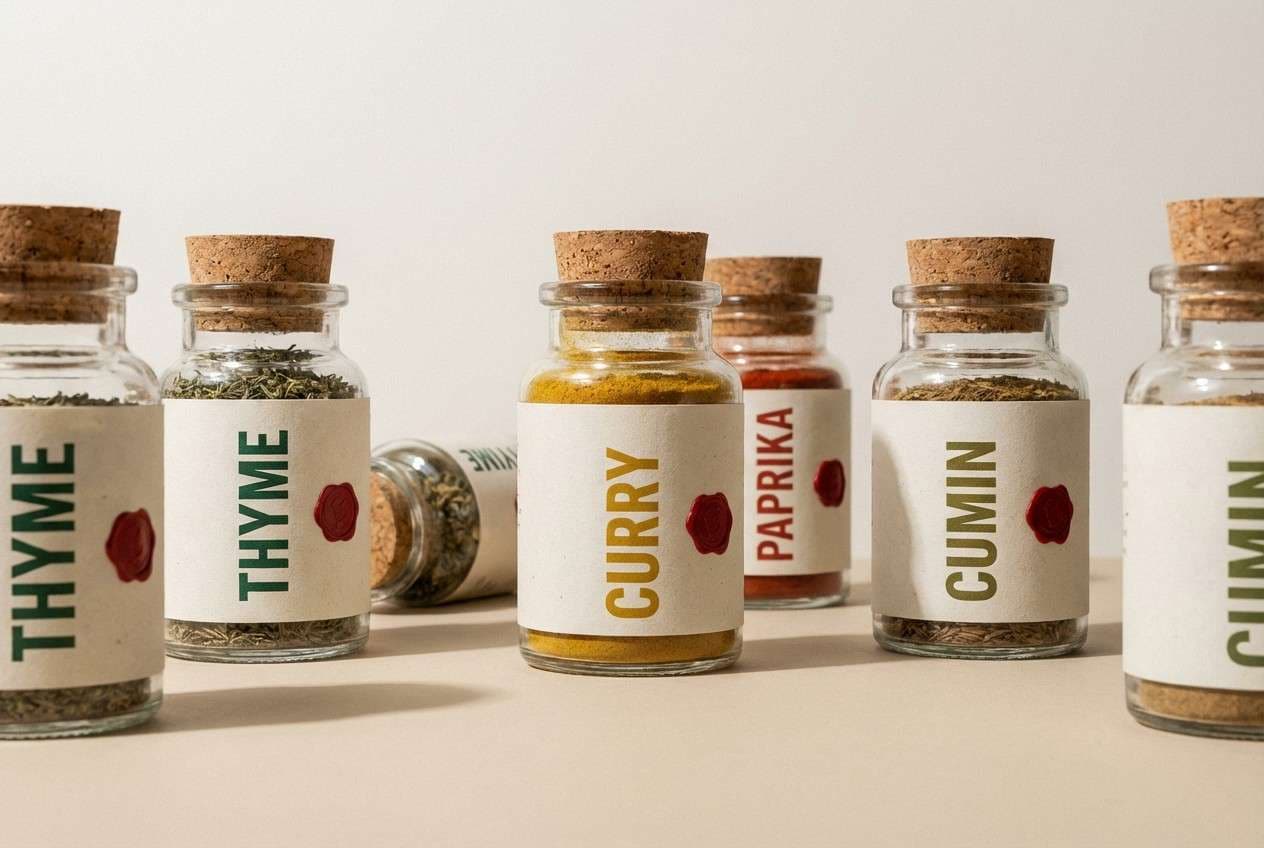 spice jar packaging