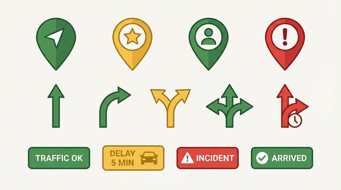 navigation app icons