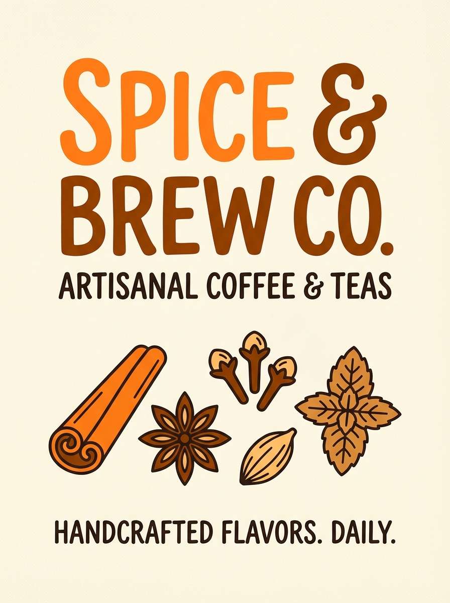 seasonal cafe poster design