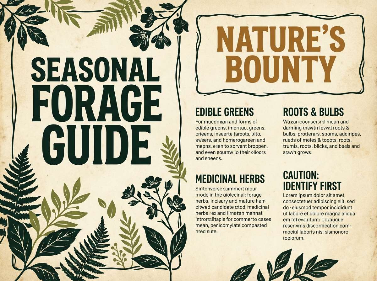 rustic fall market flyer