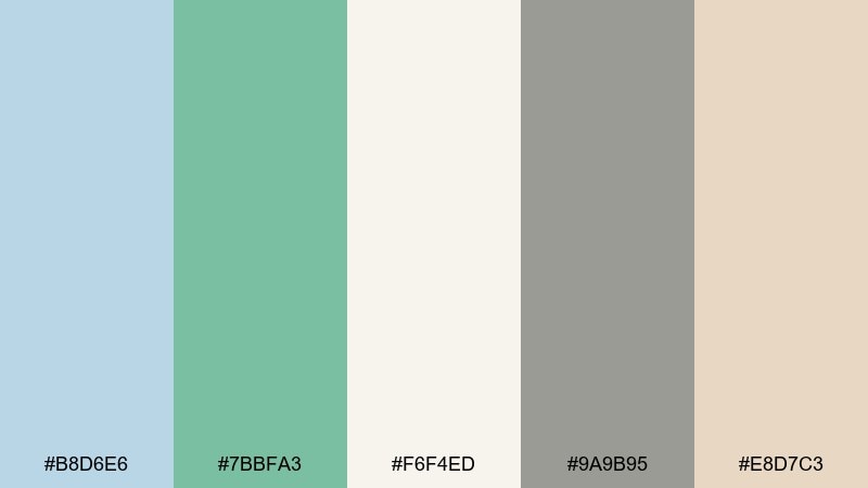 hammam calm moroccan color palette with hex codes