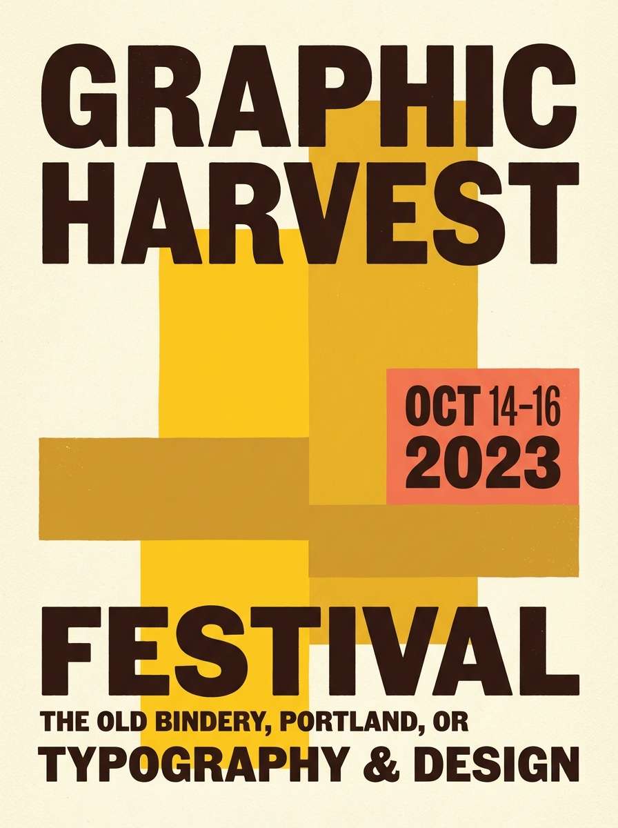 music festival flyer