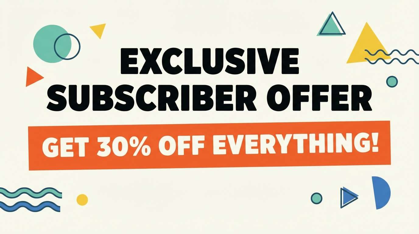 promotional email header