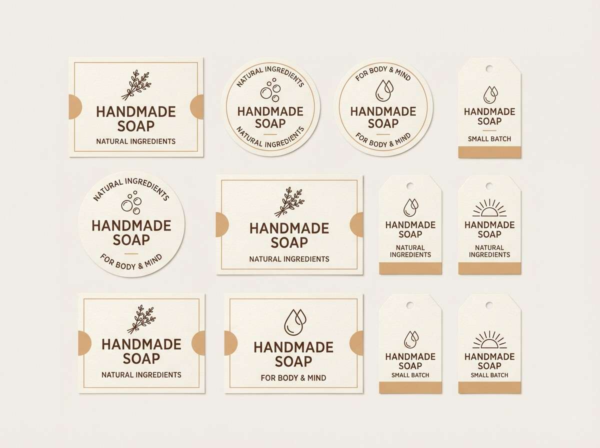 handmade soap labels