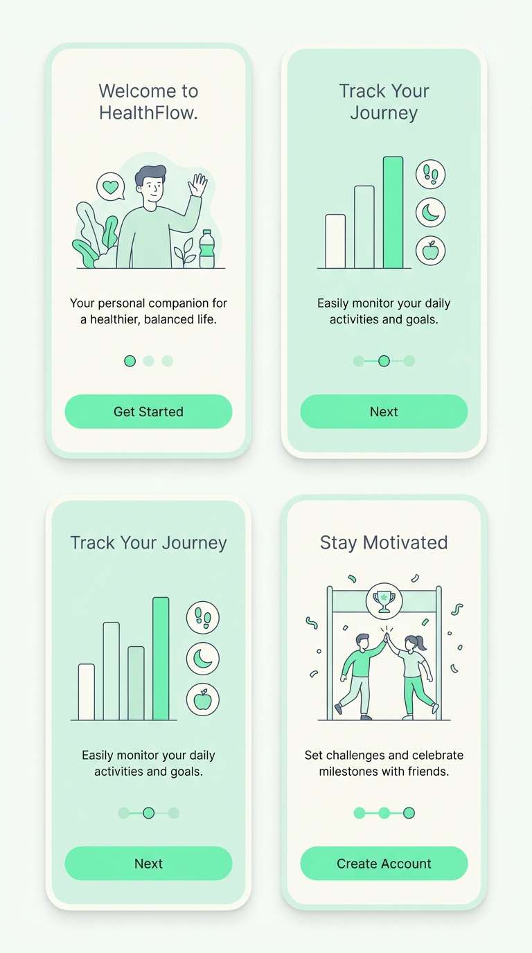mint health onboarding ui