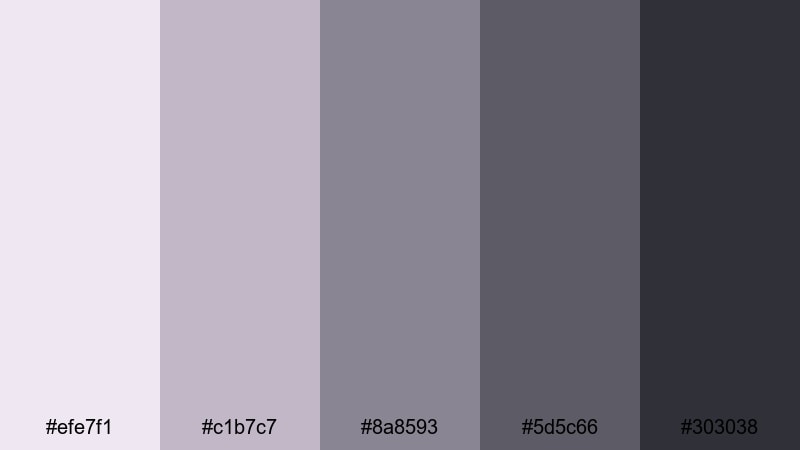 heather storm office color palette with hex codes