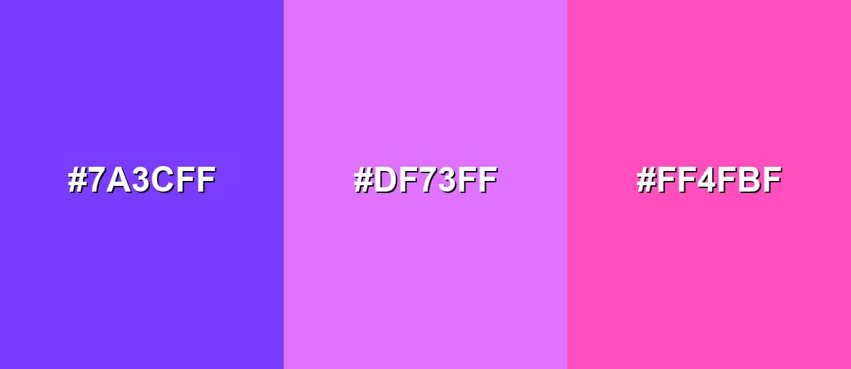 analogous color for heliotrope-color