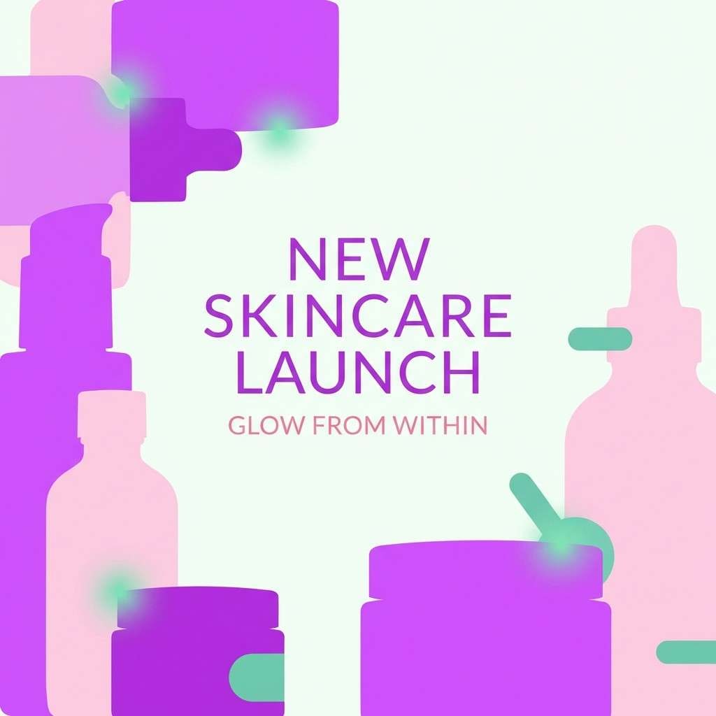 skincare social post