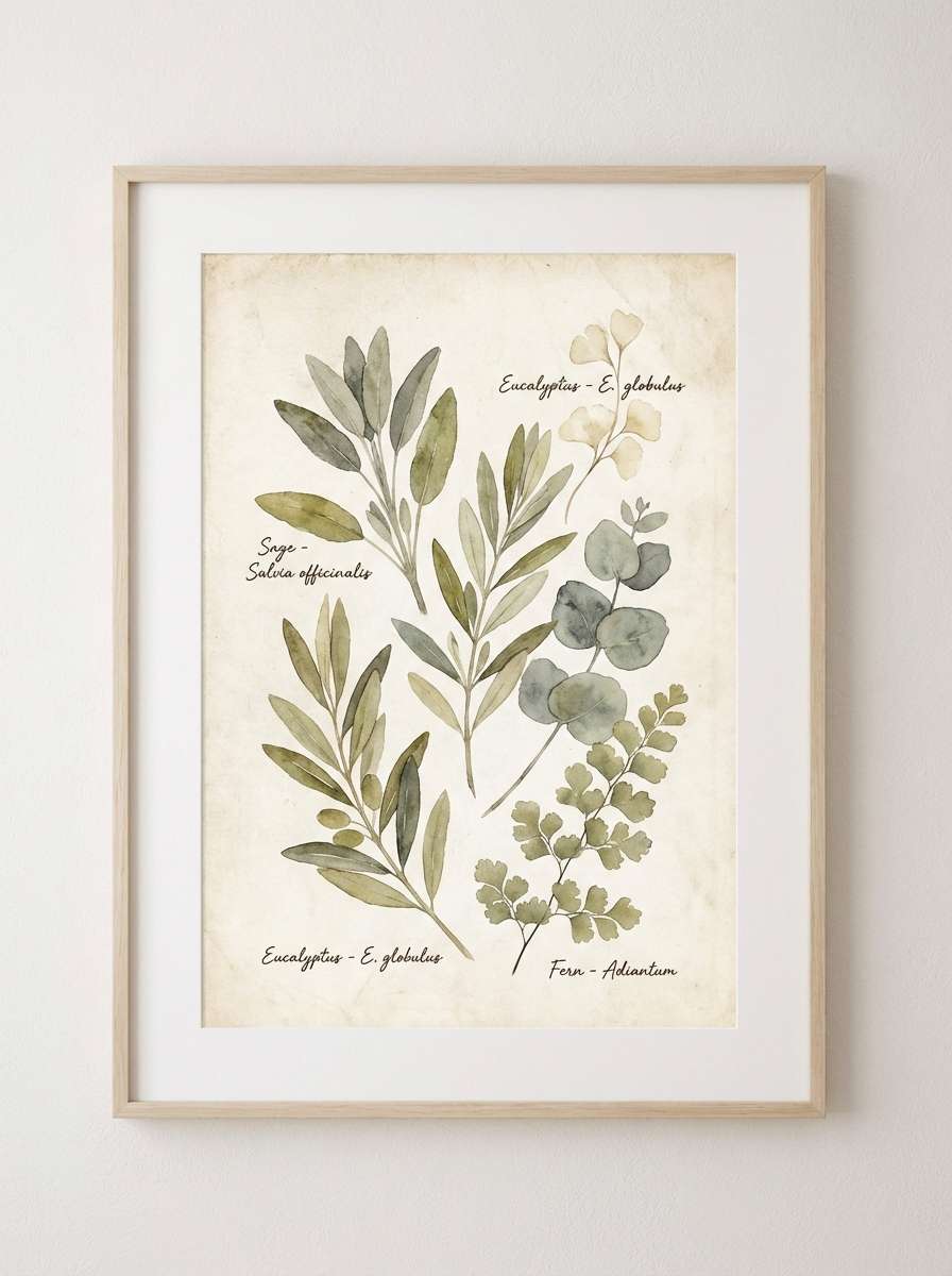 herbarium art print