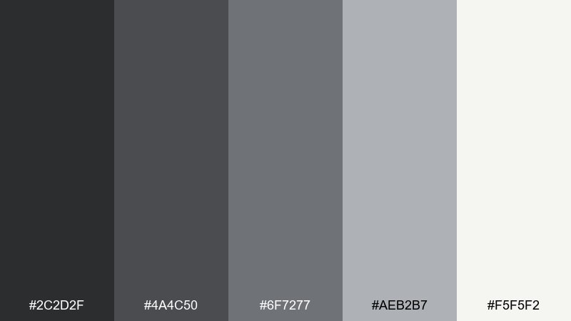 highway ash zombie apocalypse color palette with hex codes