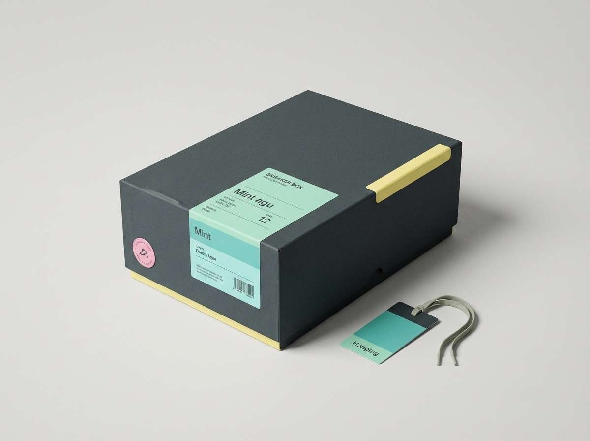 sneaker box studio shot