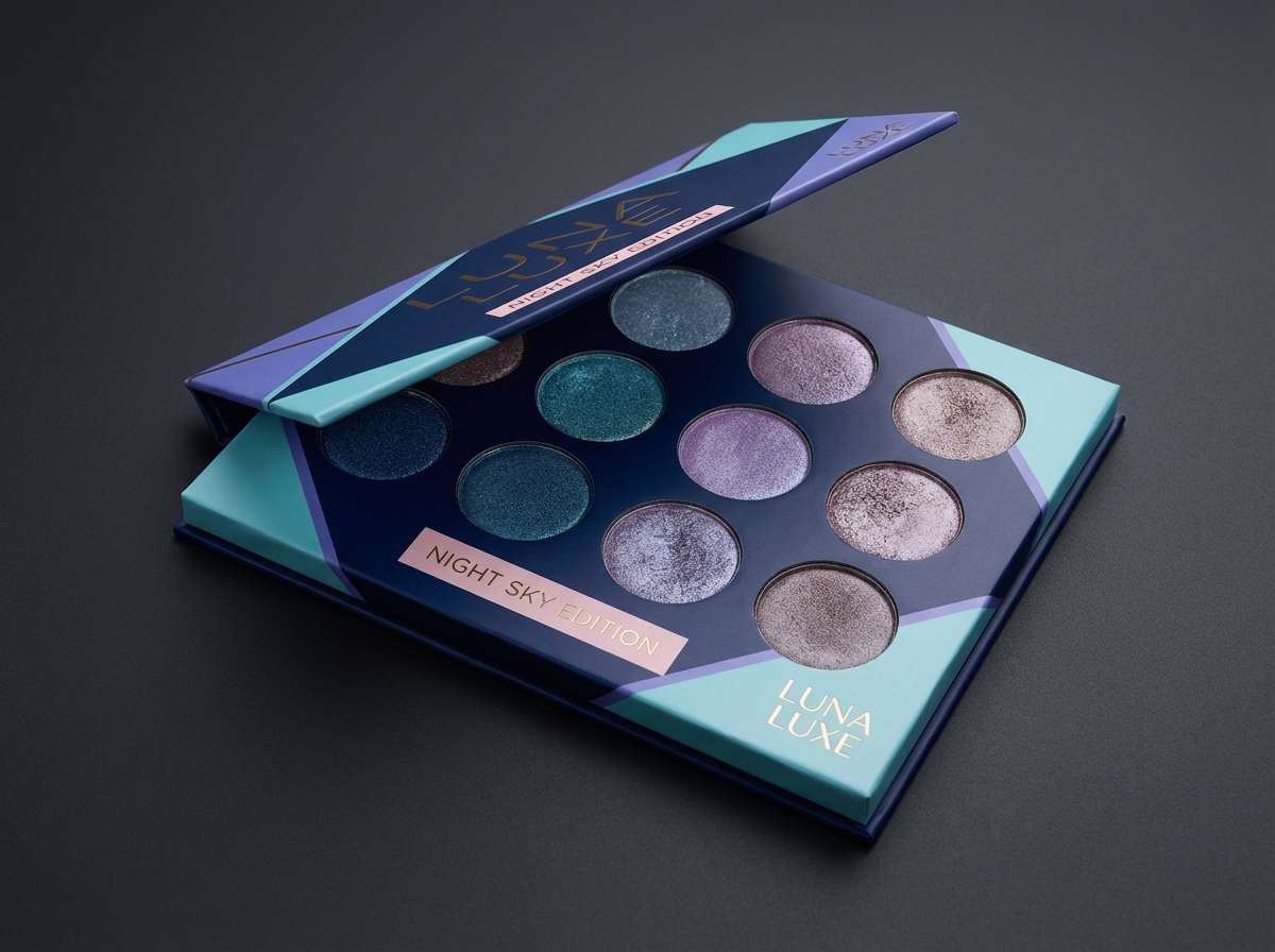 eyeshadow palette studio shot
