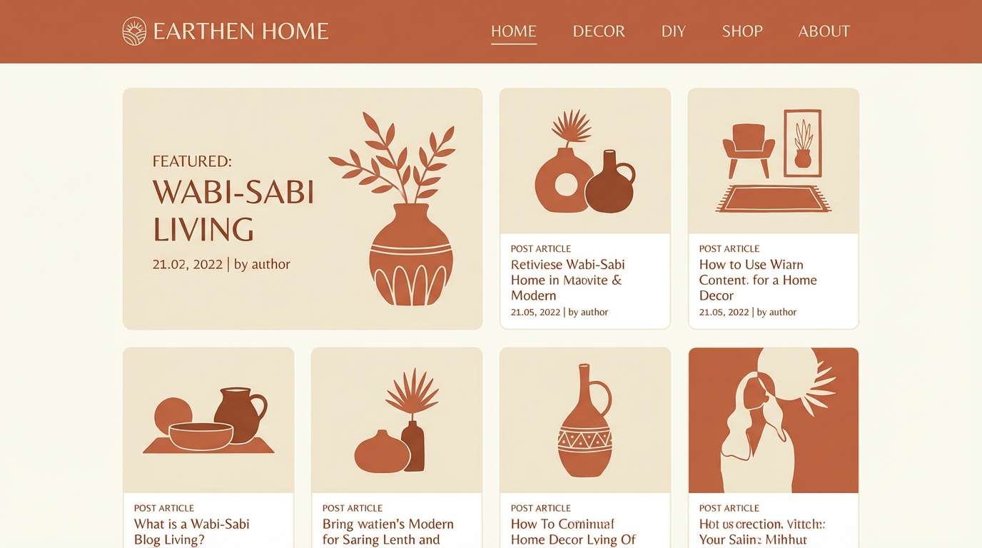 home decor blog header