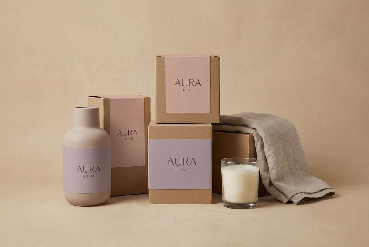 home decor brand mockup